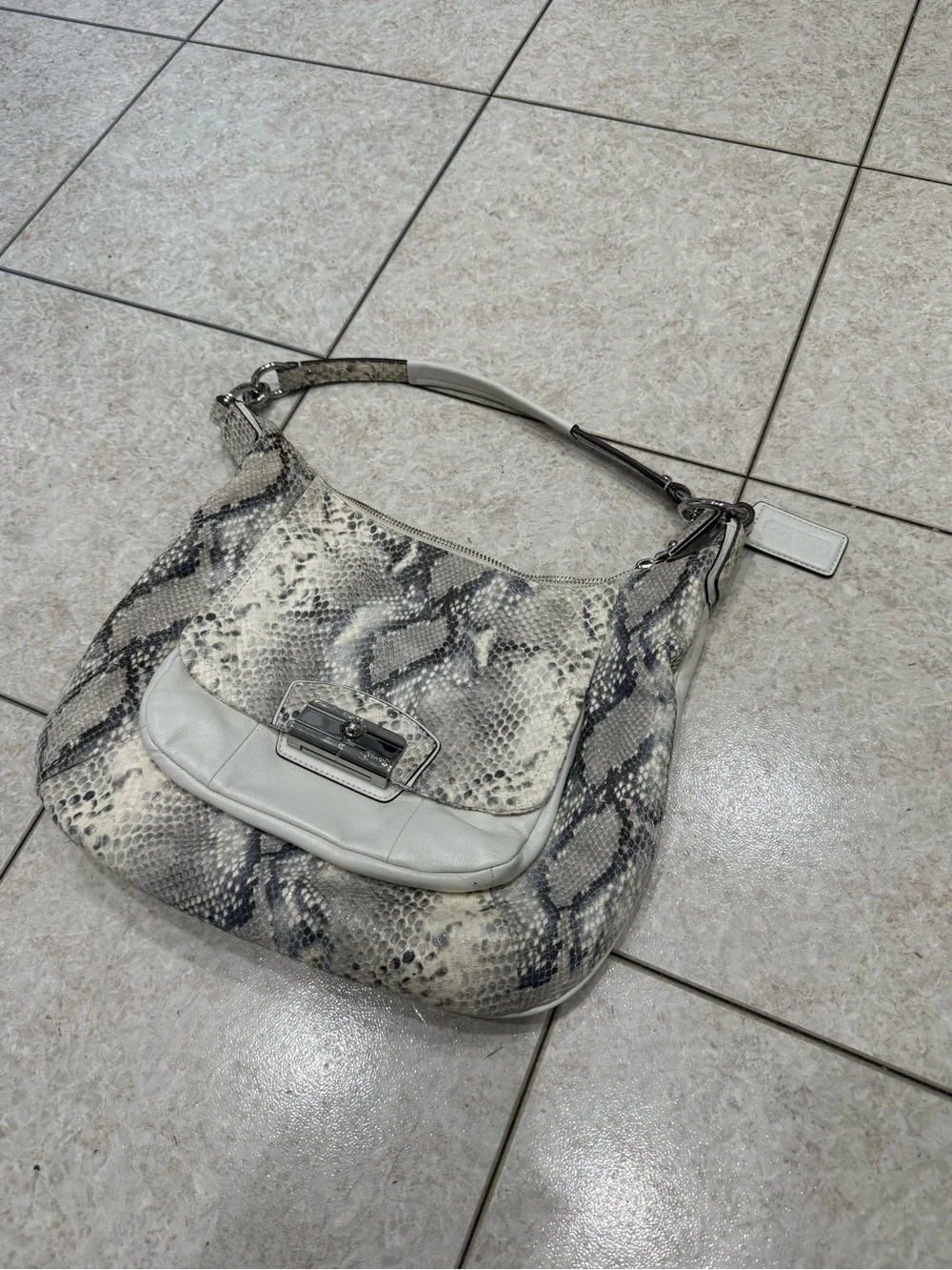 Coach Purse snakeskin
